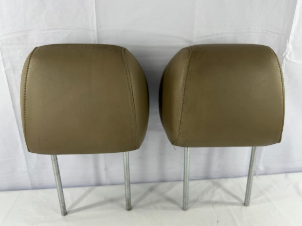 1998-2003 Toyota Land Cruiser Front Seat Headrest Set Leather OEM 71910-60440-A0