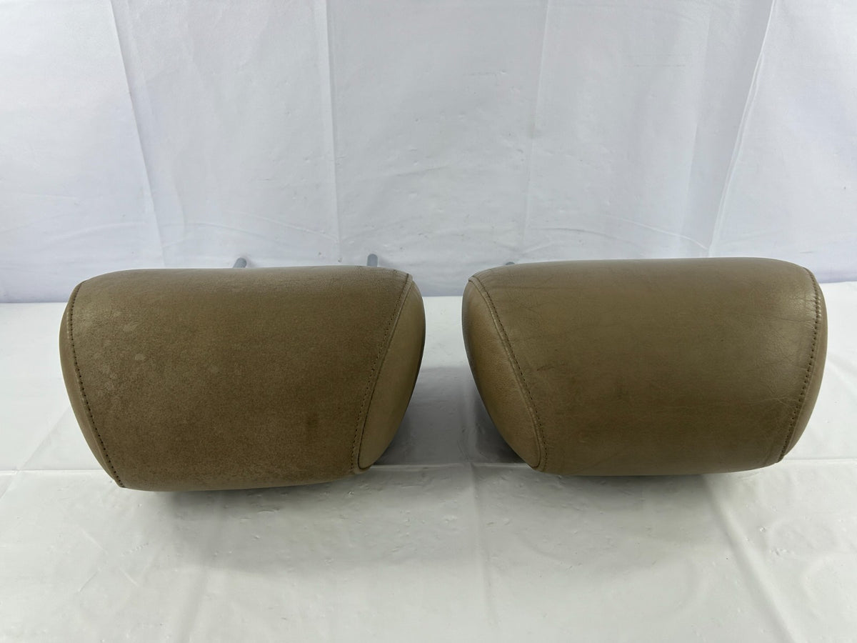 1998-2003 Toyota Land Cruiser Front Seat Headrest Set Leather OEM 71910-60440-A0