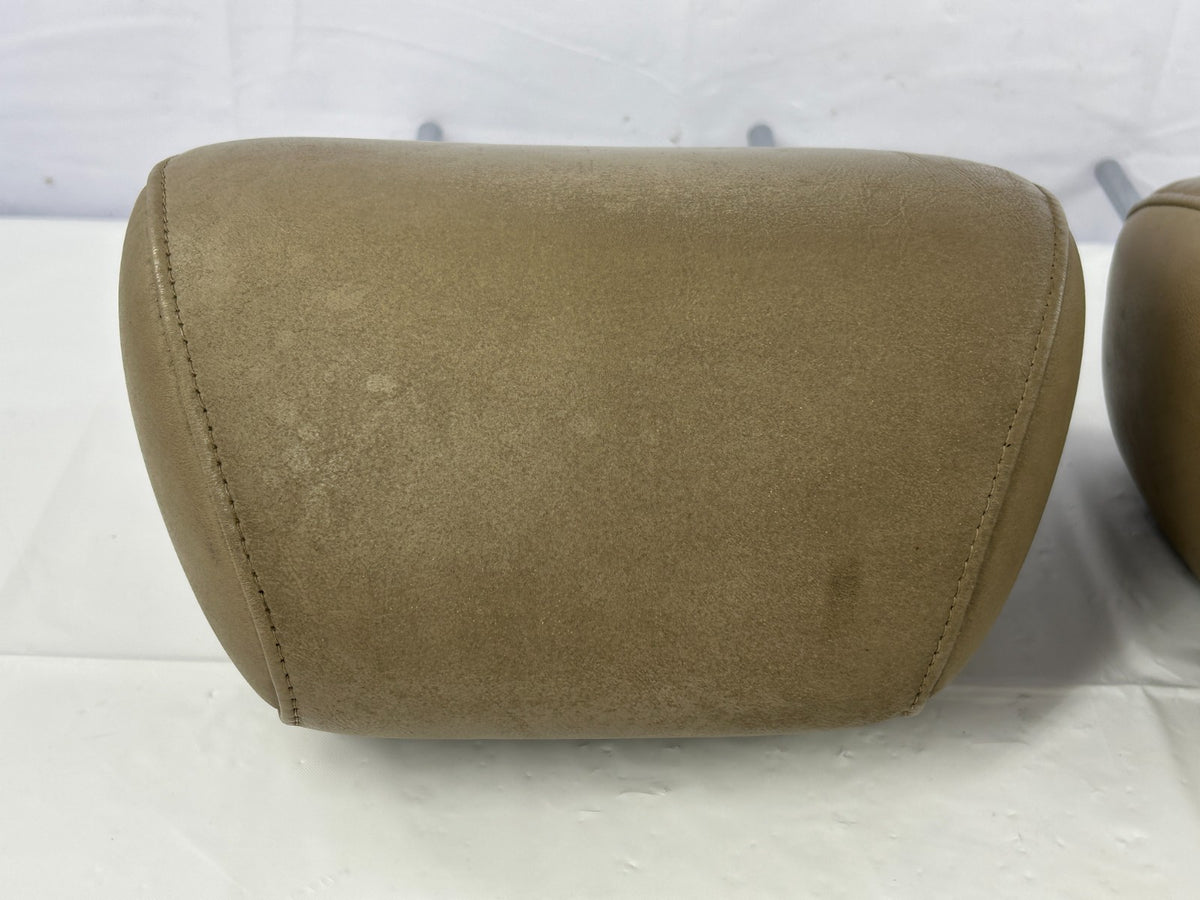 1998-2003 Toyota Land Cruiser Front Seat Headrest Set Leather OEM 71910-60440-A0