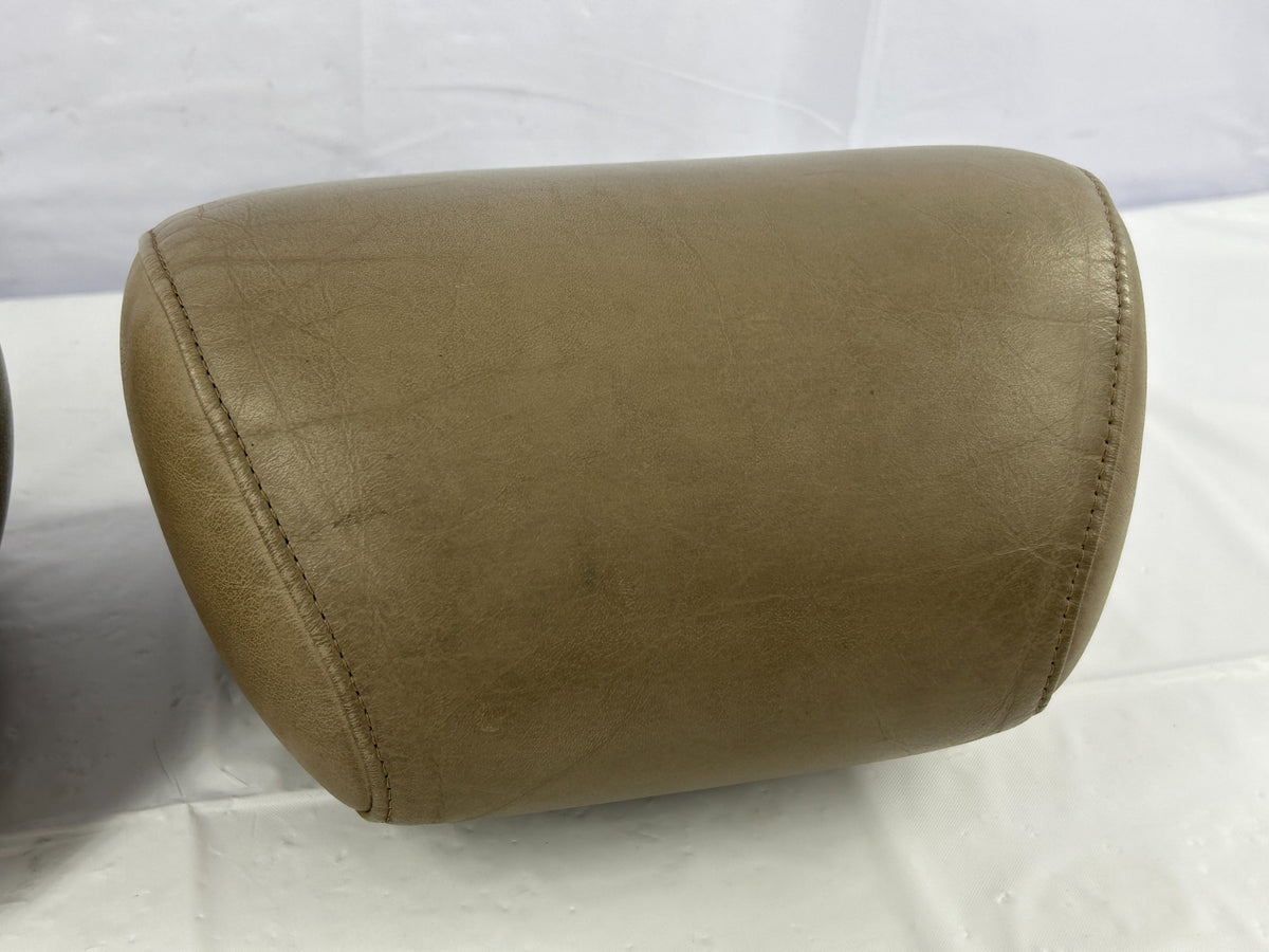 1998-2003 Toyota Land Cruiser Front Seat Headrest Set Leather OEM 71910-60440-A0