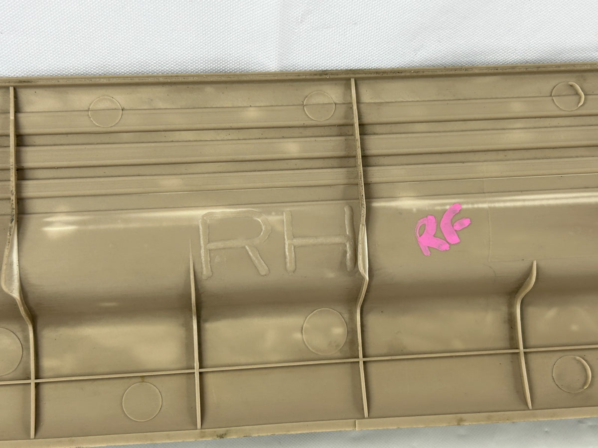 98-03 Toyota Land Cruiser Front Right Door Scuff Plate Beige OEM 67913-60040-A0