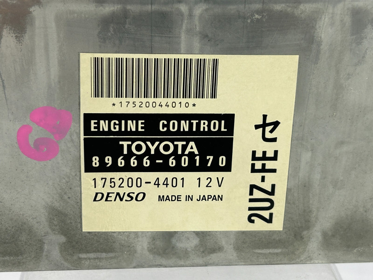 1999-2001 Toyota Land Cruiser Ecu Ecm Engine Control Module OEM 89666-60170