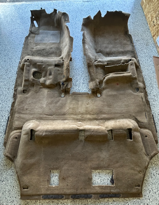 99-01 Toyota Land Cruiser Front Cabin Interior Floor Carpet OEM 58510-6B461-A0