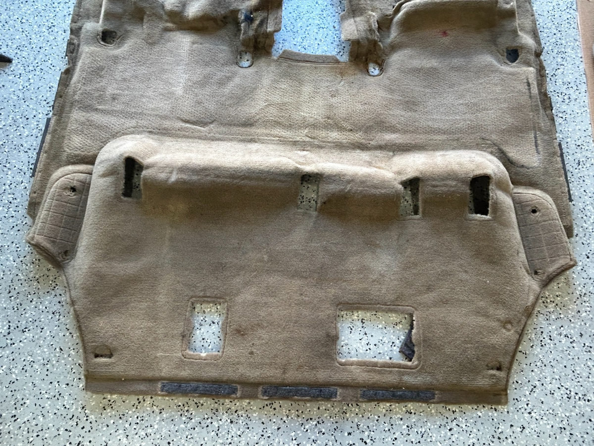 99-01 Toyota Land Cruiser Front Cabin Interior Floor Carpet OEM 58510-6B461-A0