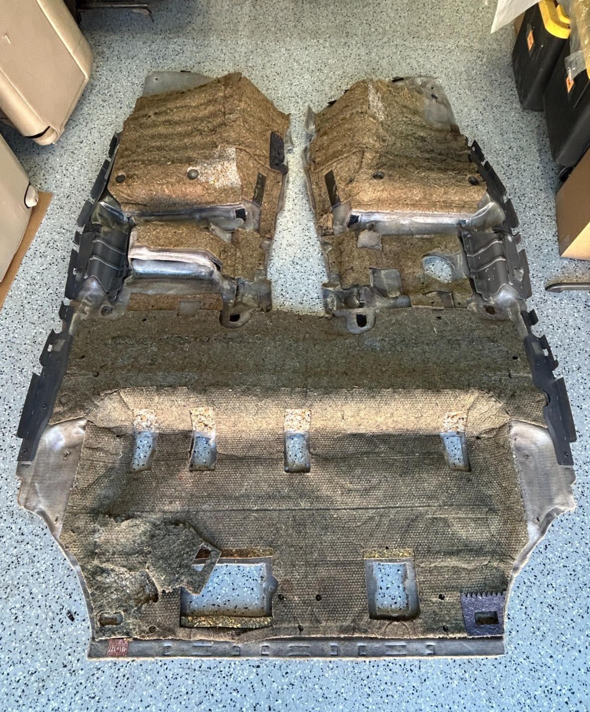 99-01 Toyota Land Cruiser Front Cabin Interior Floor Carpet OEM 58510-6B461-A0