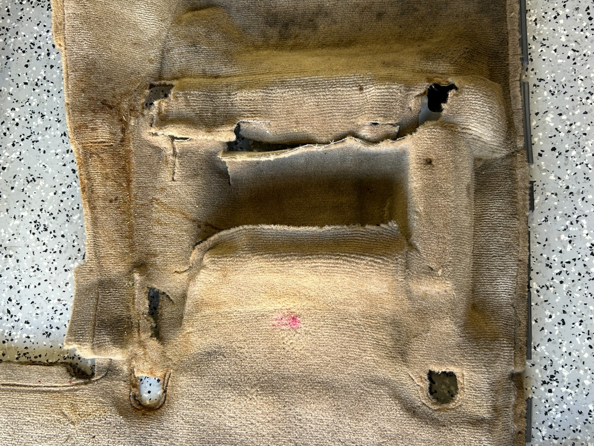 99-01 Toyota Land Cruiser Front Cabin Interior Floor Carpet OEM 58510-6B461-A0