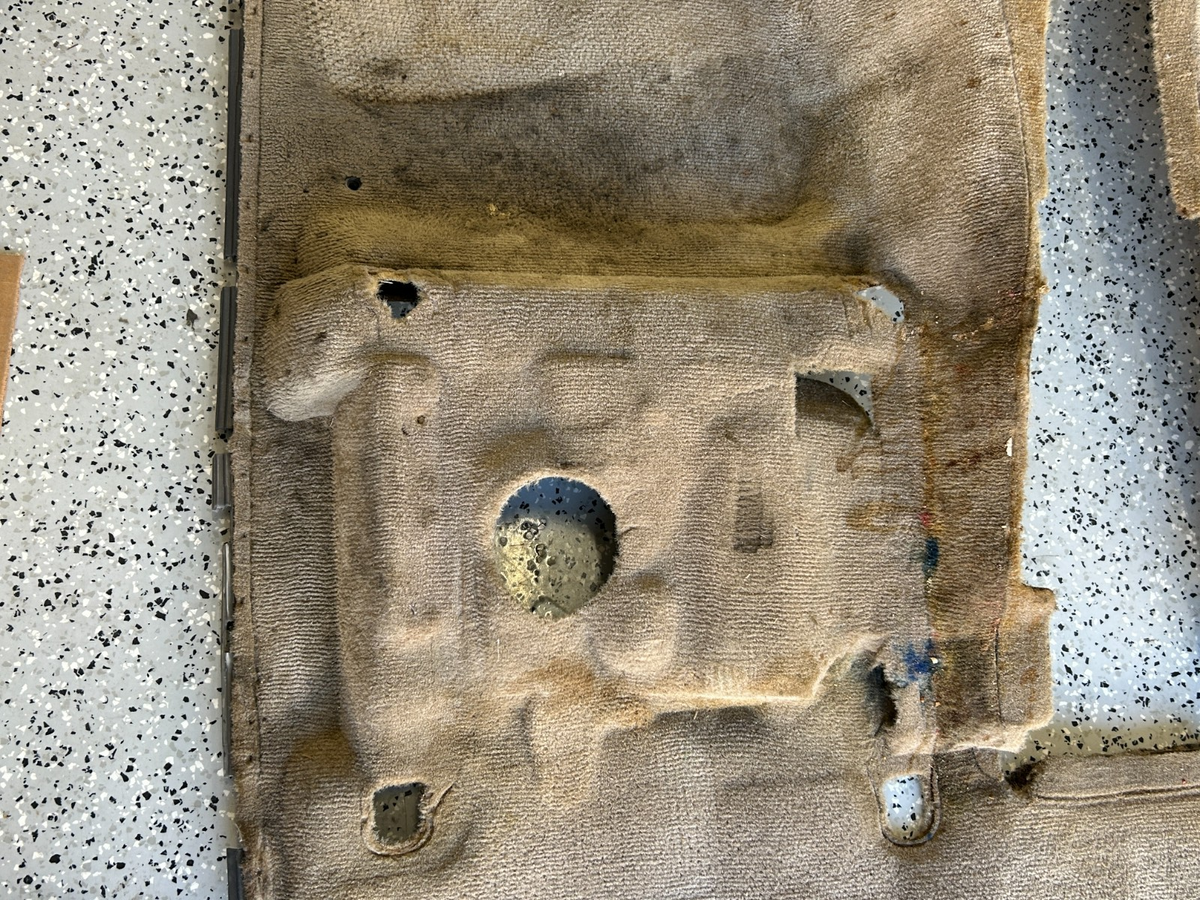 99-01 Toyota Land Cruiser Front Cabin Interior Floor Carpet OEM 58510-6B461-A0