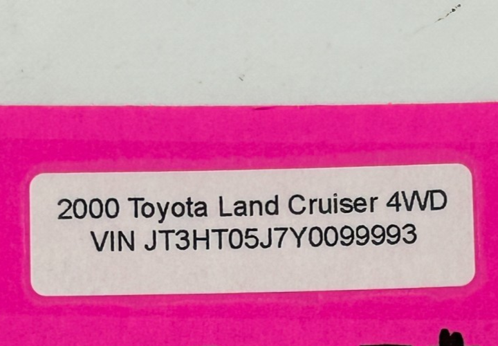 1998-2003 Toyota Land Cruiser Front Upper Radiator Grille Chrome OEM 53111-60340