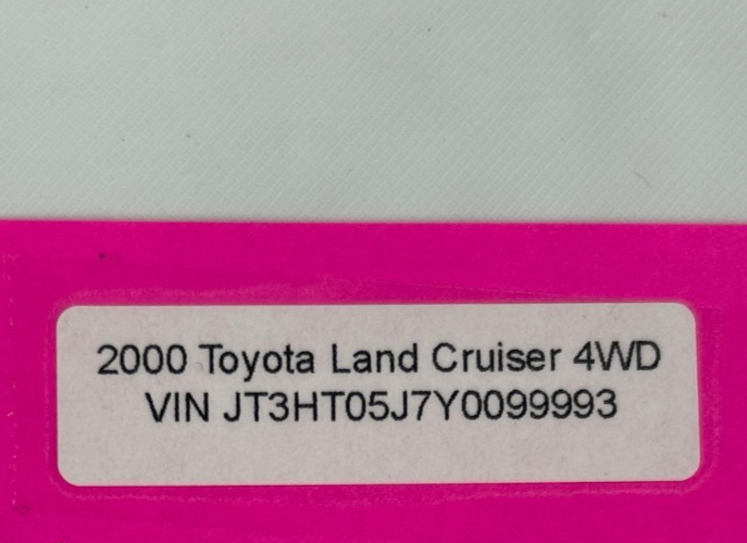 99-03 Toyota Land Cruiser Controller & Junction Instrument Panel OEM 82791-60041