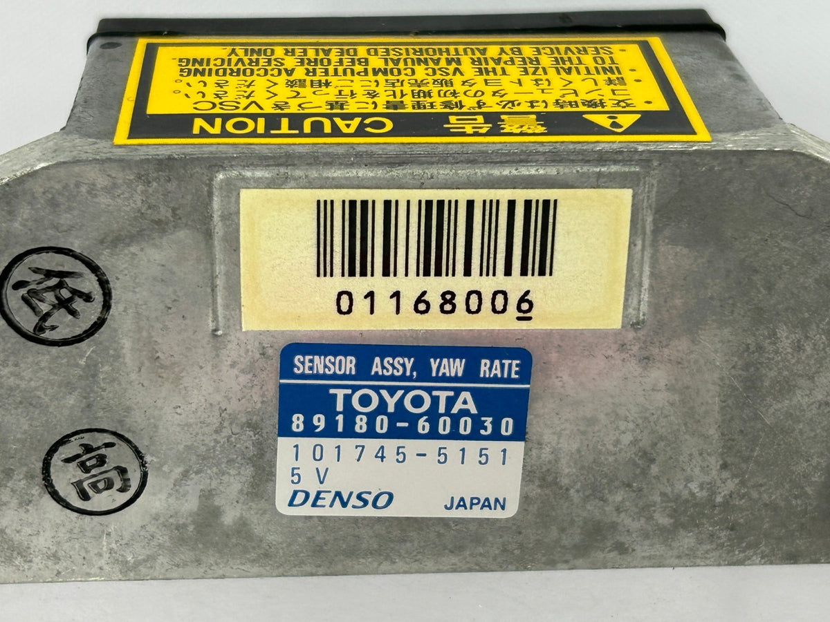 1999-2003 Toyota Land Cruiser Yaw Rate Stability Sensor Assembly OEM 89180-60030