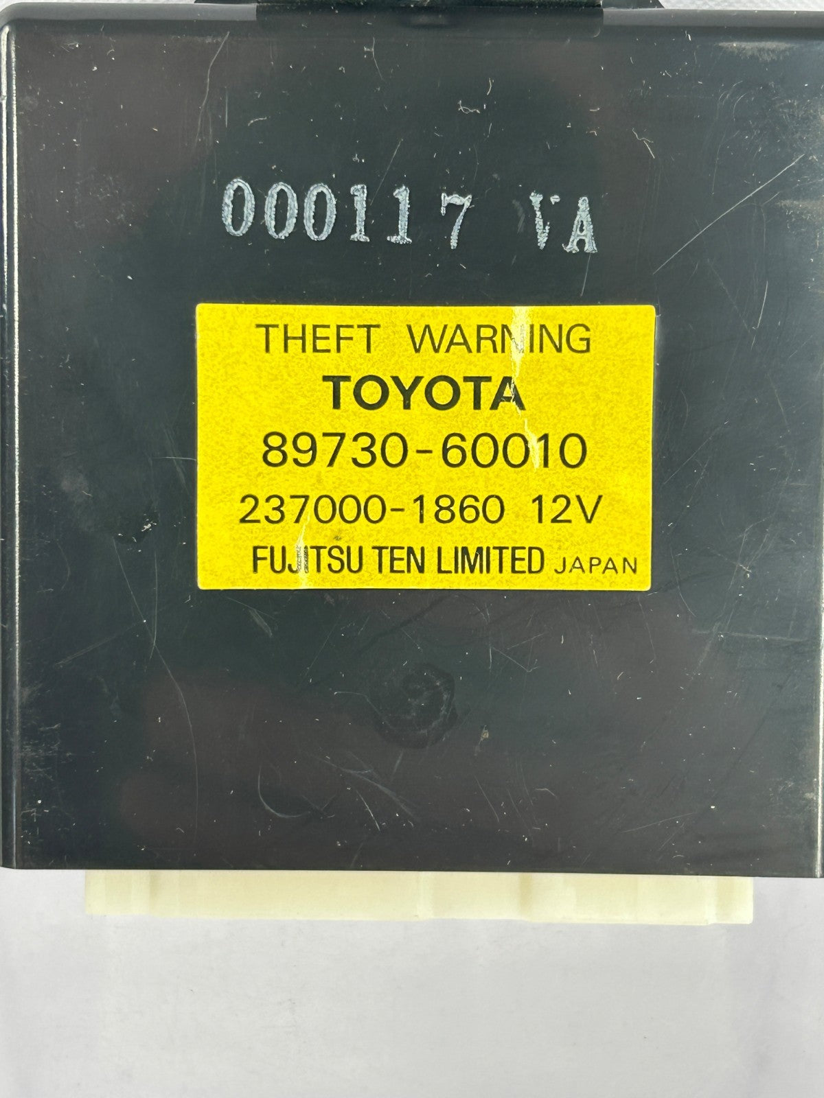 1998-2001 Toyota Land Cruiser Anti Theft Warning Computer Module OEM 89730-60010