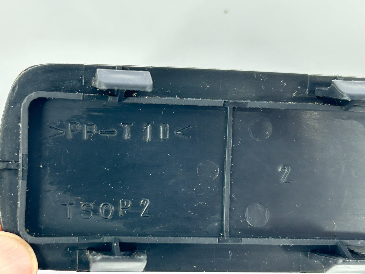 1998-2002 Toyota Land Cruiser Dash Spare Switch Hole Blank Filler Black OEM
