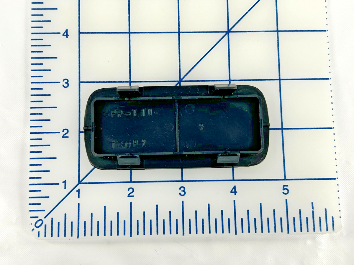 1998-2002 Toyota Land Cruiser Dash Spare Switch Hole Blank Filler Black OEM