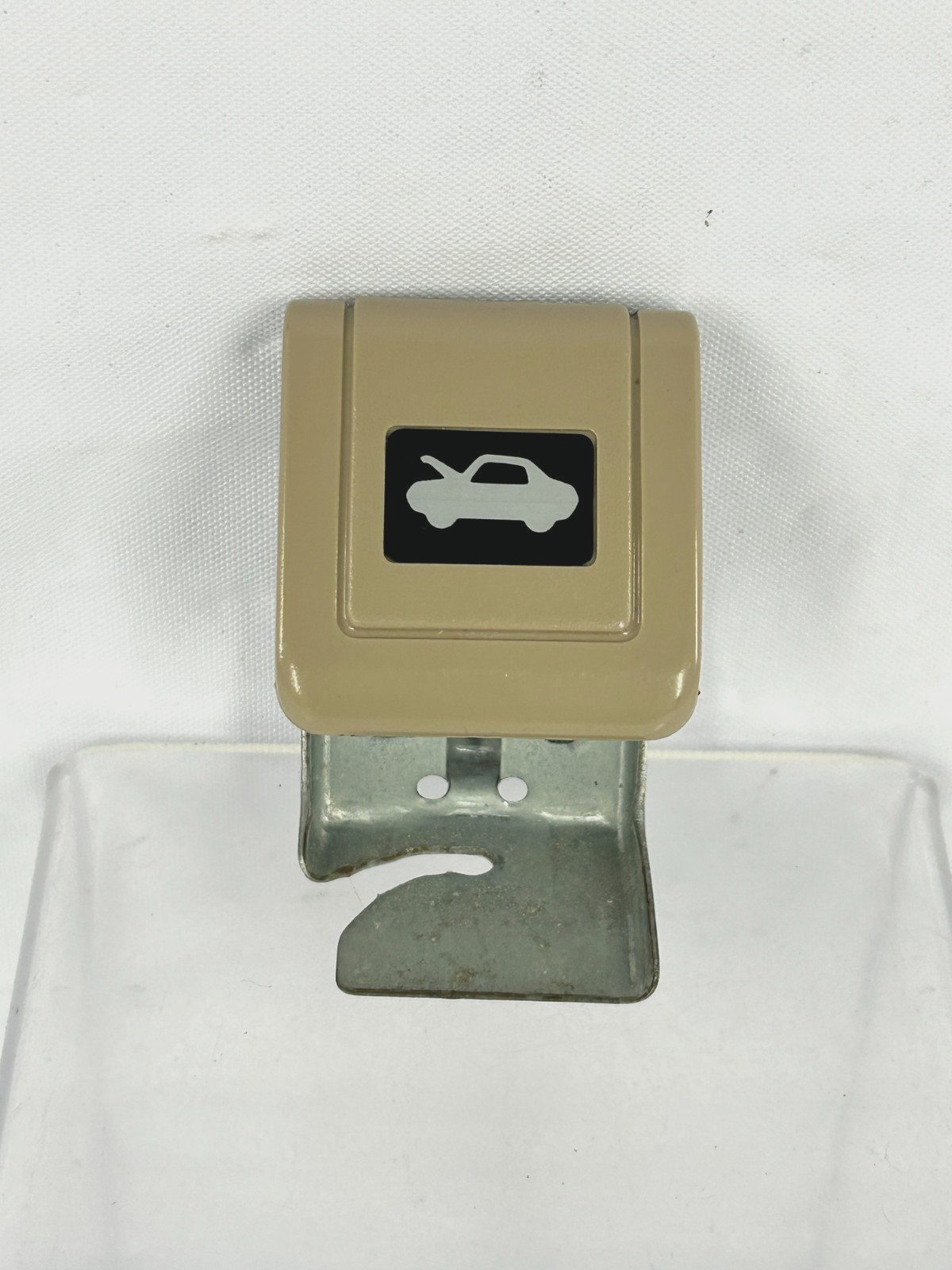1998-2003 Toyota Land Cruiser Hood Release Pull Handle Beige OEM 53601-20060