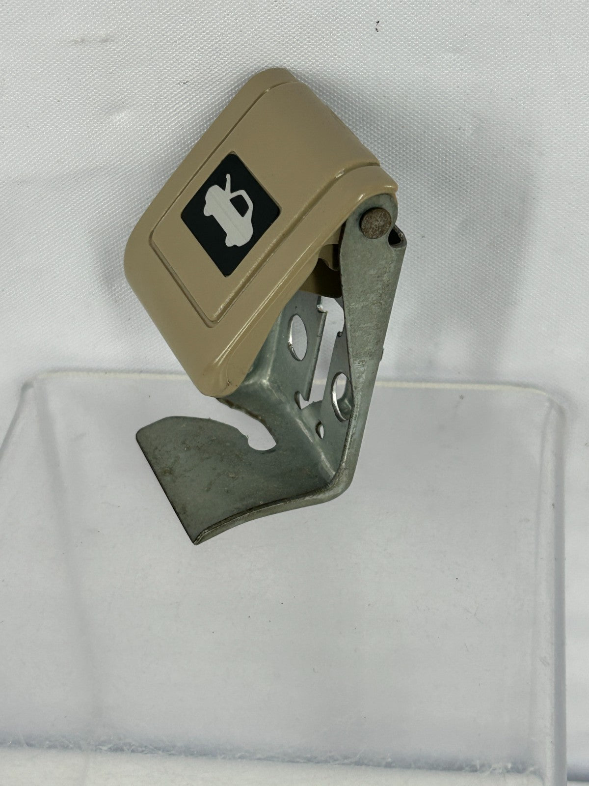 1998-2003 Toyota Land Cruiser Hood Release Pull Handle Beige OEM 53601-20060