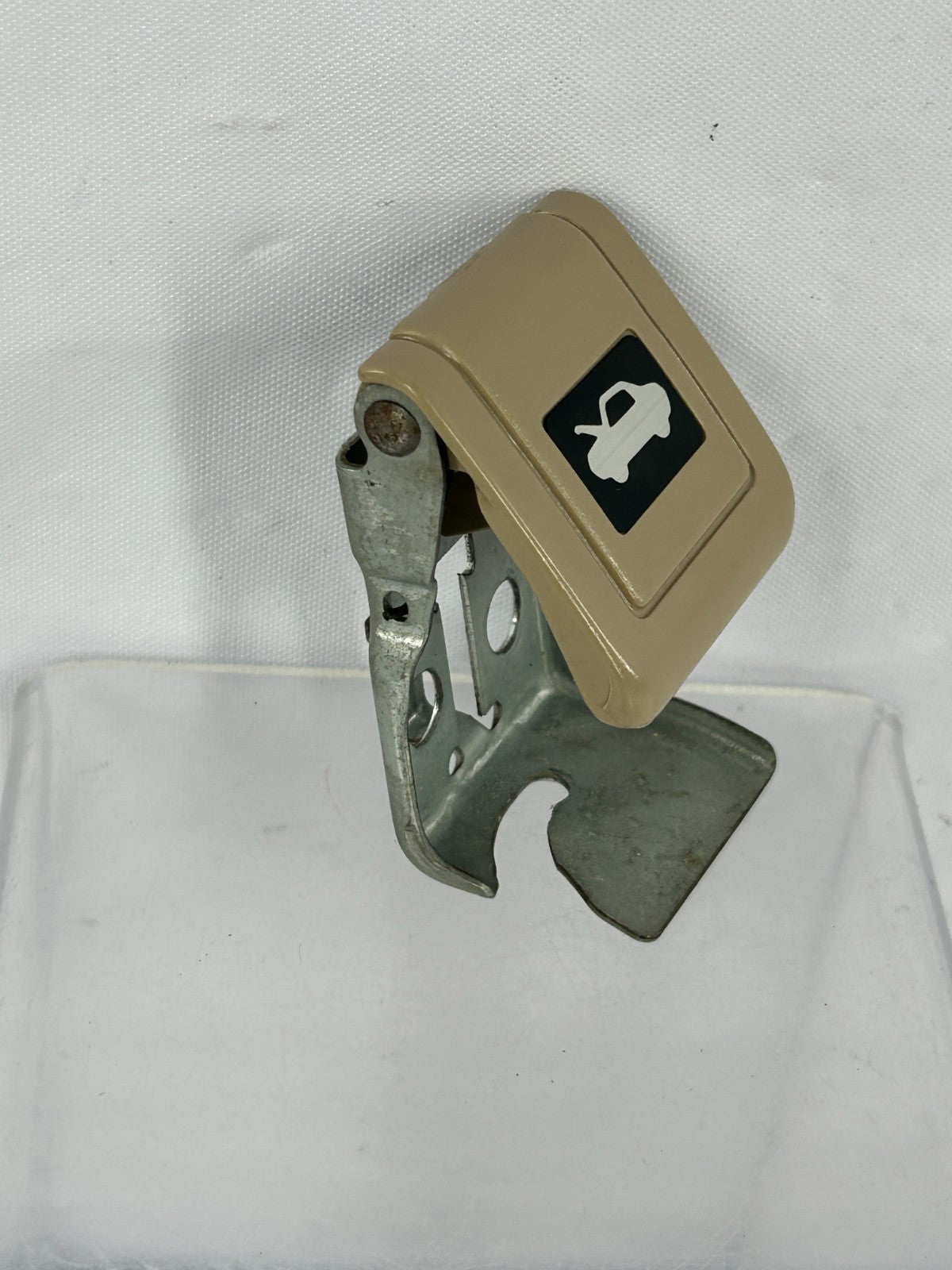 1998-2003 Toyota Land Cruiser Hood Release Pull Handle Beige OEM 53601-20060