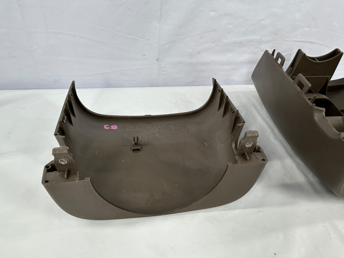98-03 Toyota Land Cruiser Steering Column Cover Shroud Brown OEM 45286-60340-E0