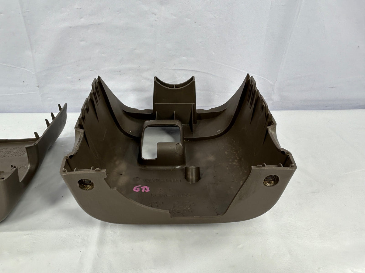 98-03 Toyota Land Cruiser Steering Column Cover Shroud Brown OEM 45286-60340-E0