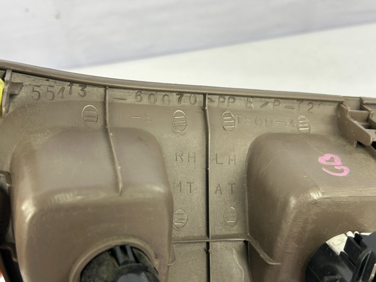 98-03 Toyota Land Cruiser Dash Trim Lower Ashtray Lighter Power OEM 55413-60070