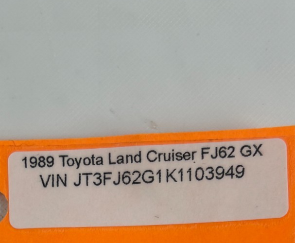 88-90 Toyota Land Cruiser Front Left Door Lock Latch Assembly OEM 69320-90A02