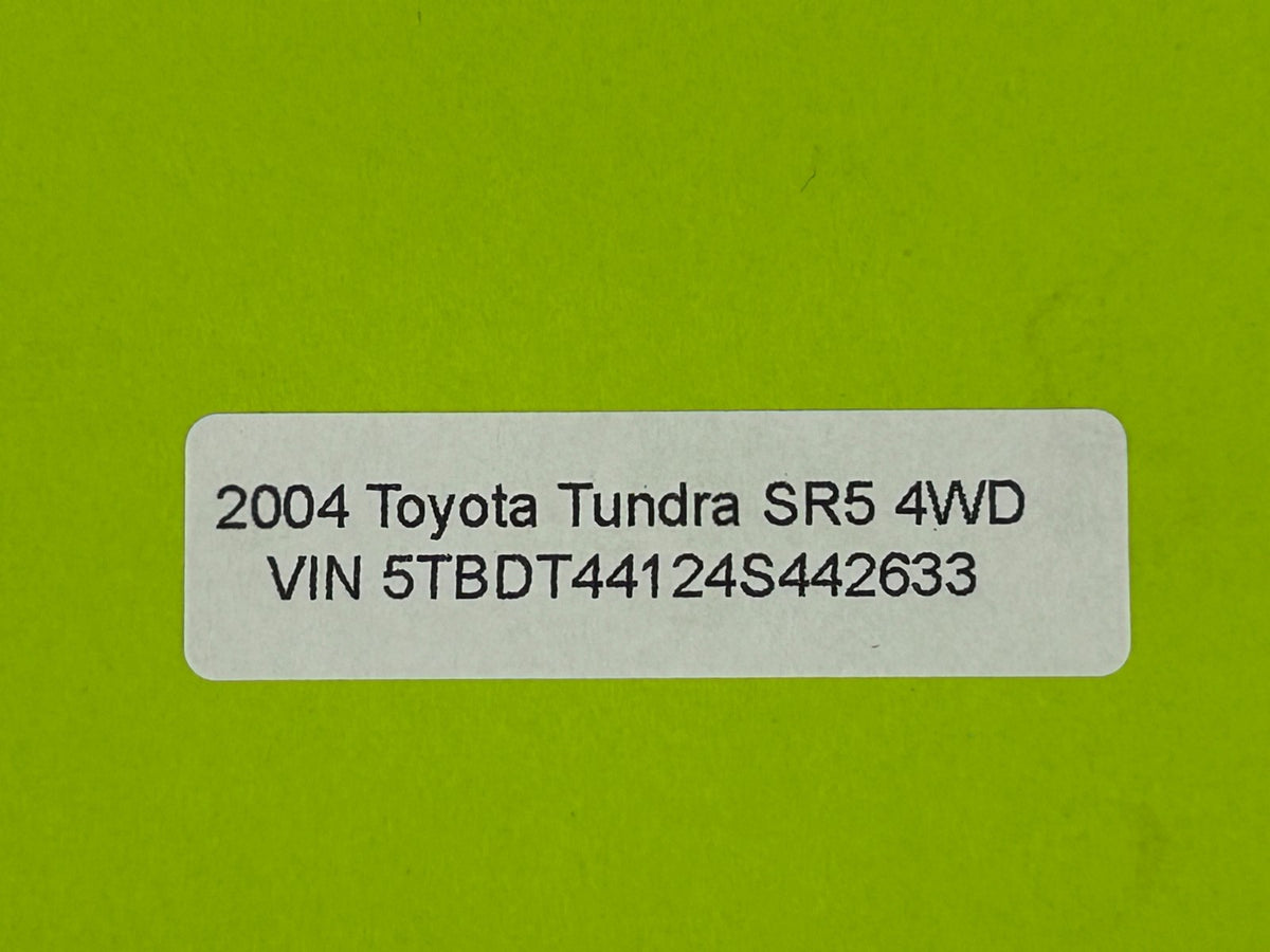 2000-2006 Toyota Tundra Circuit Opening 4 Pin Relay OEM 90084-98031
