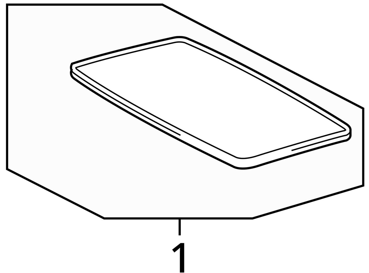 2000-2004 Toyota Avalon Sun Roof Sunroof Window Glass Factory OEM 63201-AC010