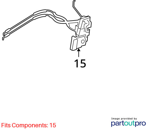2007-2015 Mazda CX-9 Rear Left Side Door Lock Latch Actuator OEM TD11-73-310D