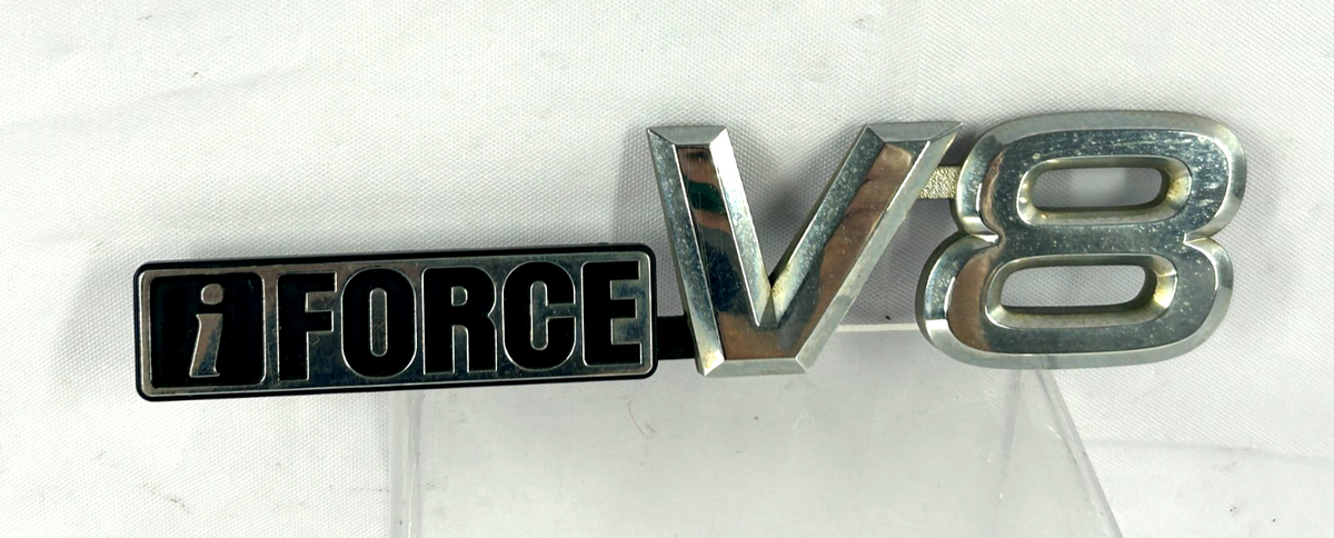 01-07 Toyota Sequoia Tailgate i-FORCE V8 Emblem Badge Decal Logo OEM 75443-34010